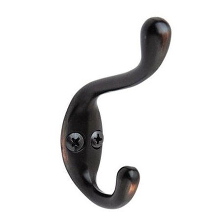 Back2Basics H55445-ORB 3.38 in. Decorative Medium Coat & Hat Hook - Oil Rubbed Bronze BA305470
